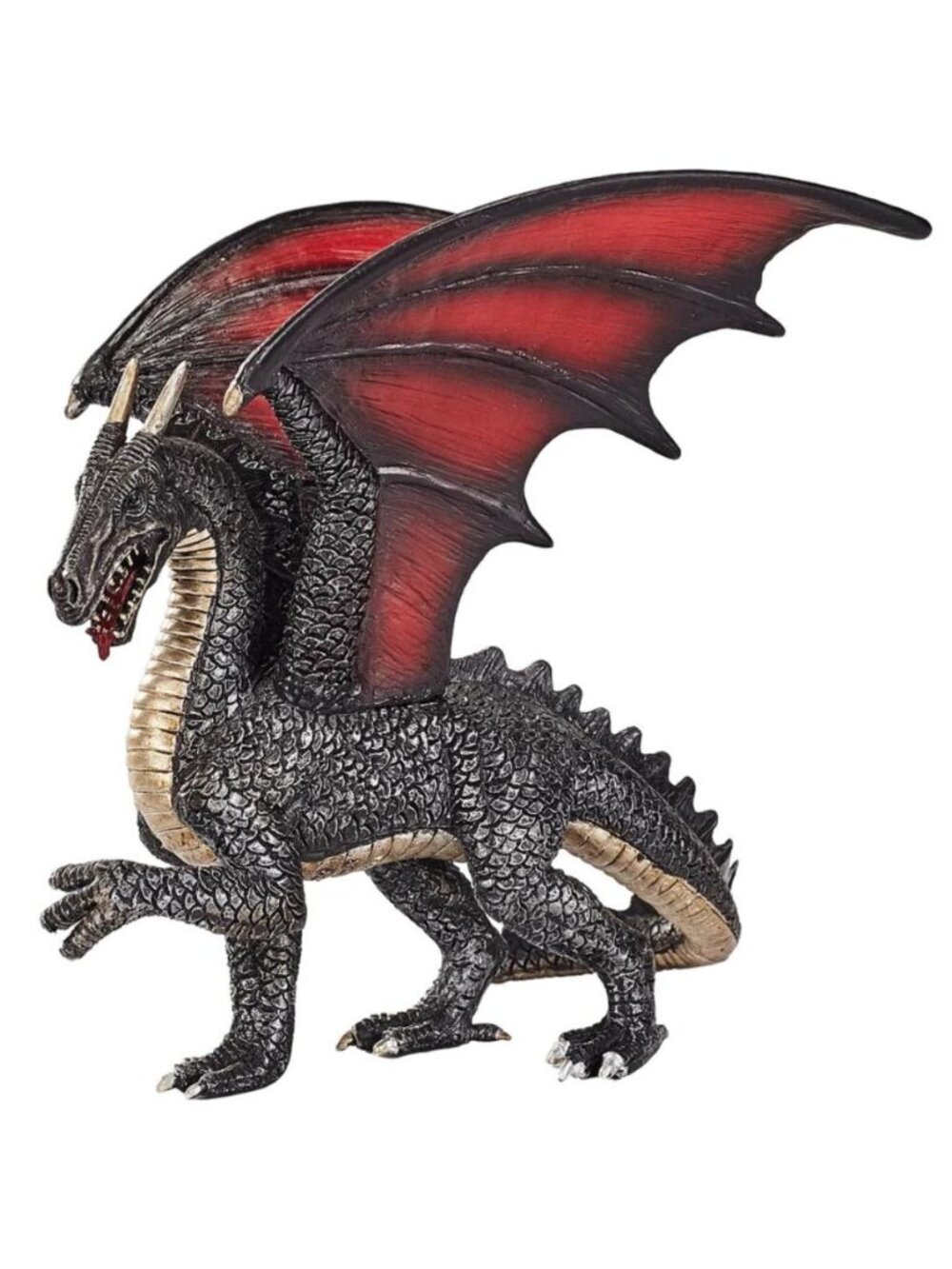 Mojo Steel Dragon Figure Collectible Dark Fantasy Toy Figurine‎ Model 387215 NEW